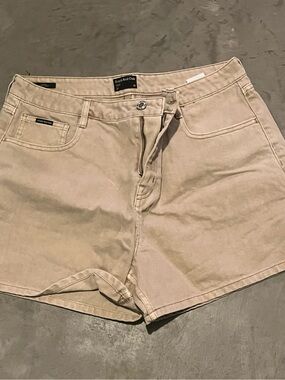 Stevie Frank & Oak Beige Jean Shorts
